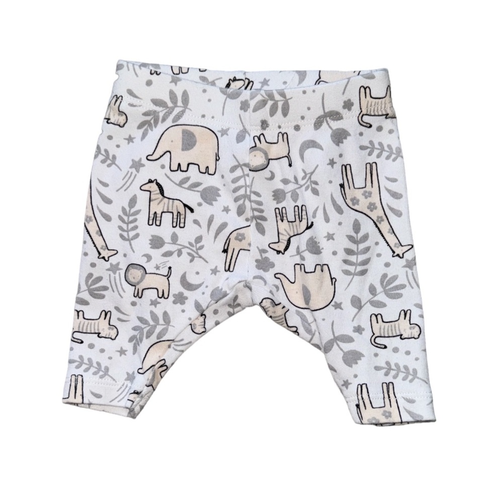 3 FOR $10 OLD NAVY Newborn Elephant Print Casual Pull Up Joggers